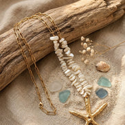 Collar Estrella de Mar Piedras