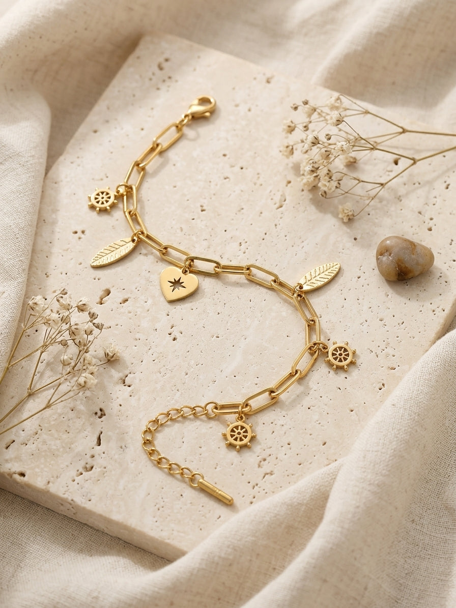 Pulsera Charms Cruz